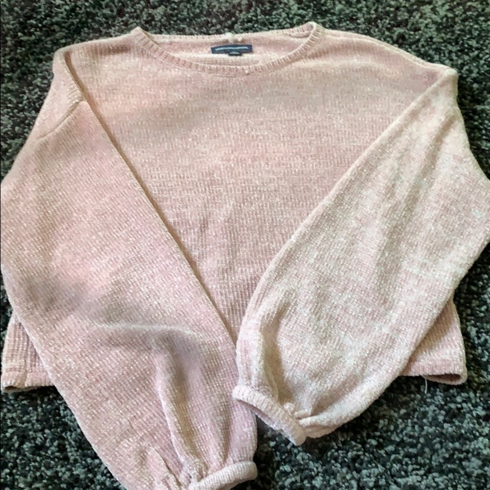 American Eagle Pink Soft Sweater Size XXS